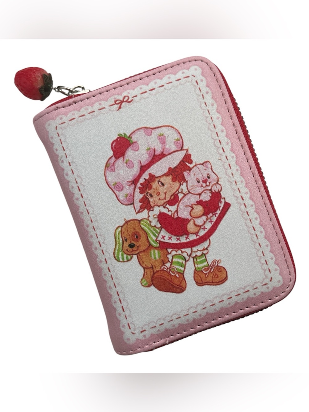 New Strawberry shortcake Character Zip Wallet